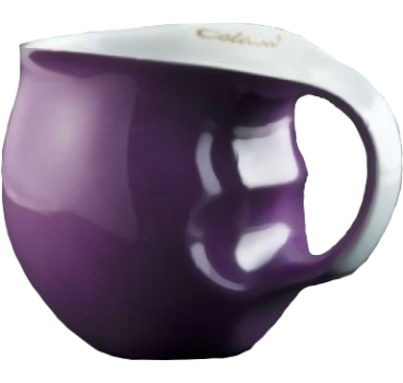 Luigi Colani Porzellan Kaffeebecher violett
