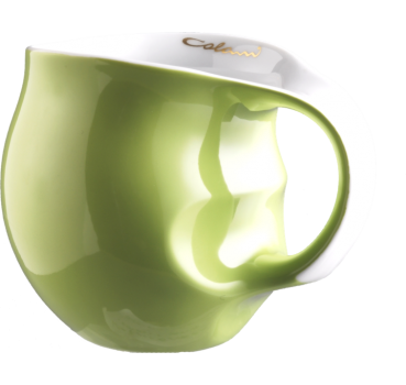 Luigi Colani Porzellan Kaffeebecher green