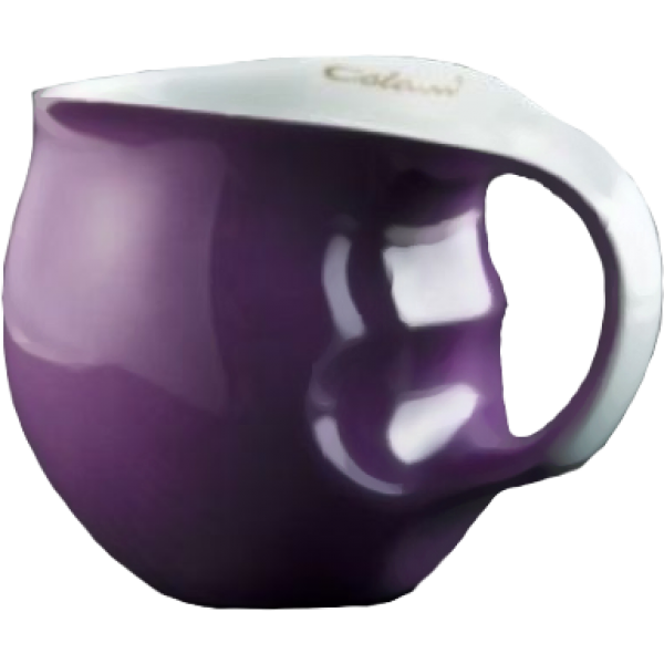Luigi Colani Porzellan Kaffeebecher violett
